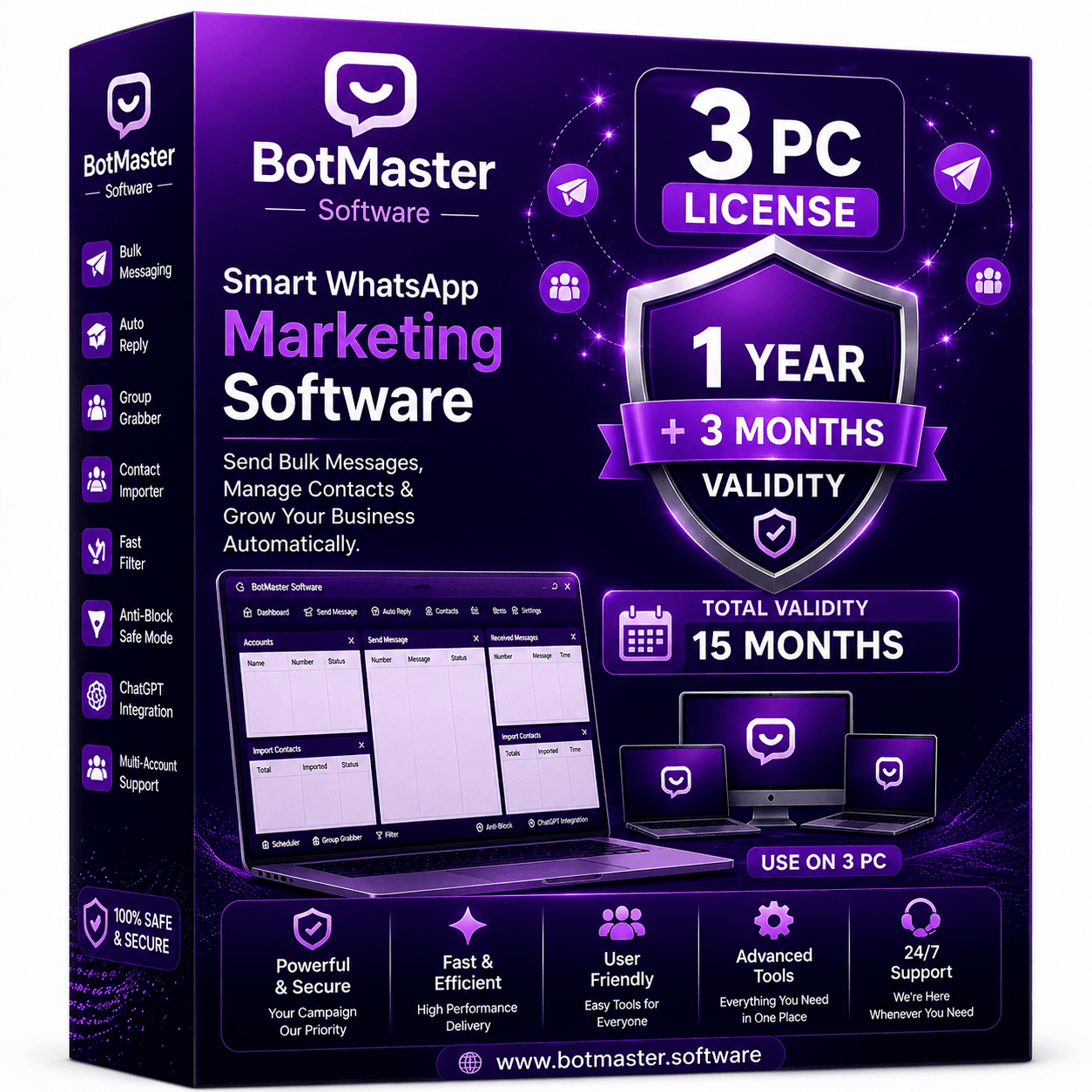 Botmaster License key