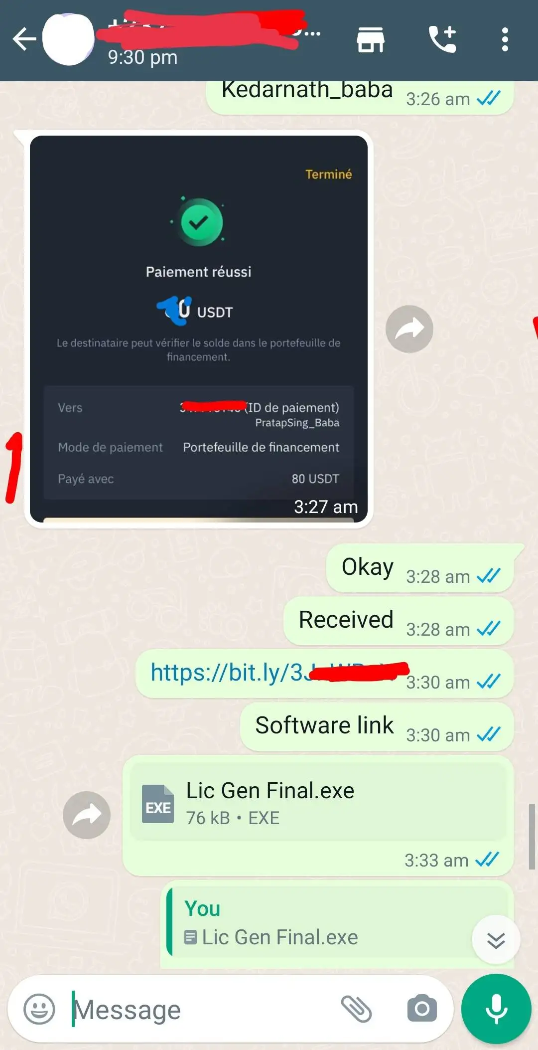 BotMaster customer payment proof screenshot 2